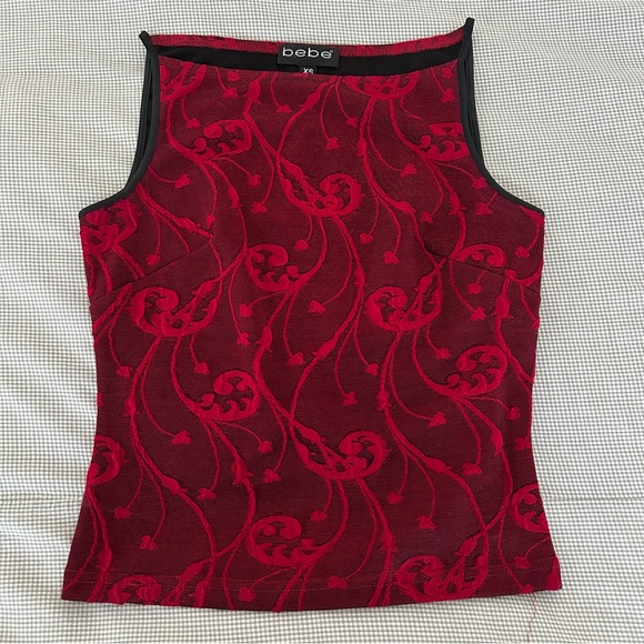 4 red and black Bebe and Rampage tops!! Very cute! Sizes XS, P, S - Picture 10 of 16